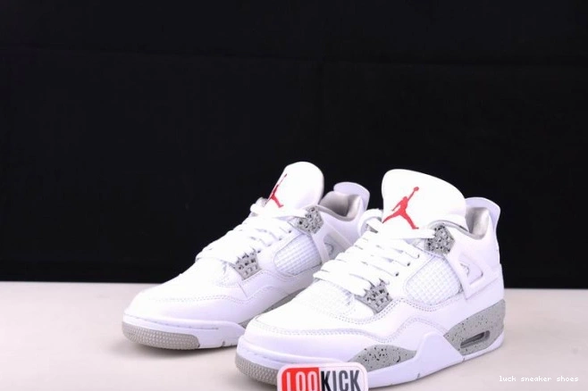 Rep LUCY CT8527-100 (2021) White Retro Jordan Oreo 4 0817